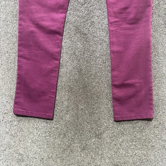DL1961 Jeans Women 29 Pink Denim SAMANTHA Slim Straight Mid Rise Stretch Comfort - Picture 14 of 16